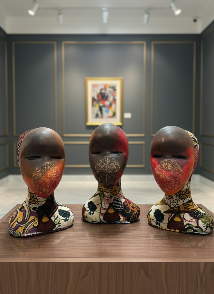 Les Trois Bustes &mdash; Selected Works &mdash; Massa Chula